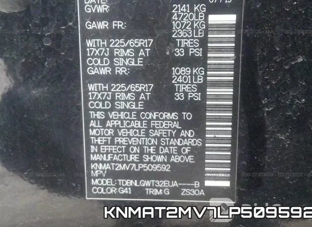 KNMAT2MV7LP509592 фото 10