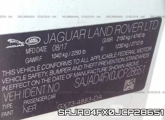 SAJAD4FX0JCP28651 фото 10