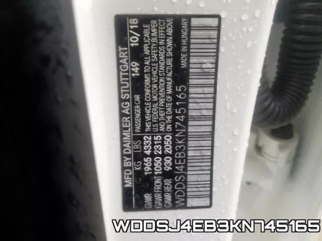 WDDSJ4EB3KN745165 фото 2
