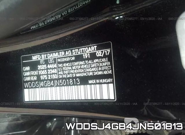 WDDSJ4GB4JN501813 фото 10