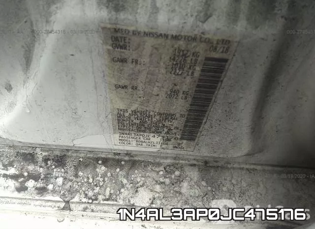 1N4AL3AP0JC475176 фото 10