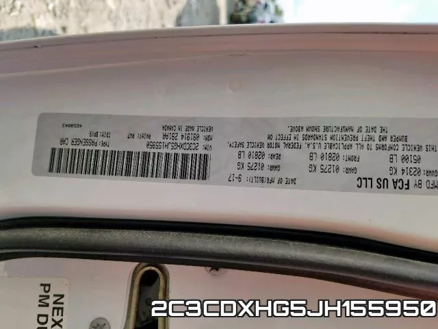 2C3CDXHG5JH155950 фото 2