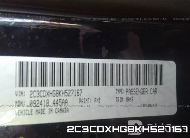 2C3CDXHG8KH527167 фото 10