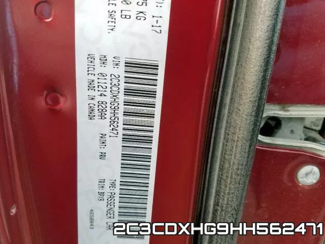 2C3CDXHG9HH562471 фото 2