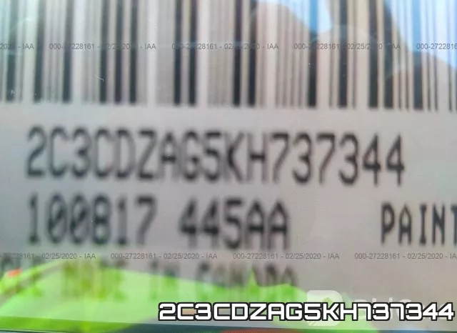 2C3CDZAG5KH737344 фото 10