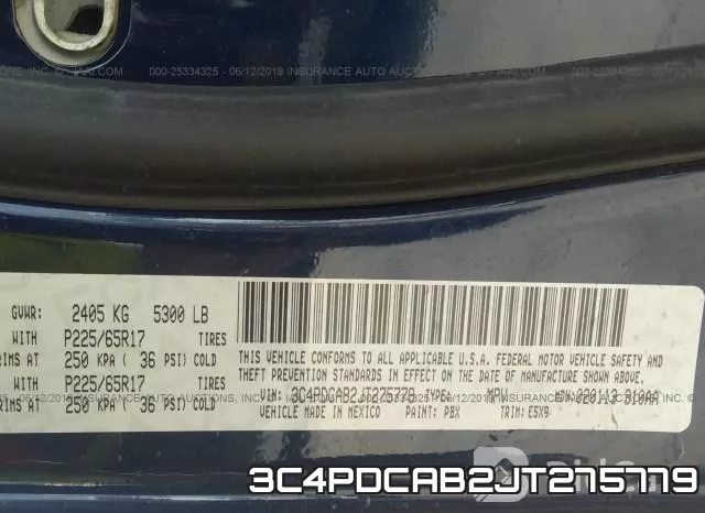 3C4PDCAB2JT275779 фото 9