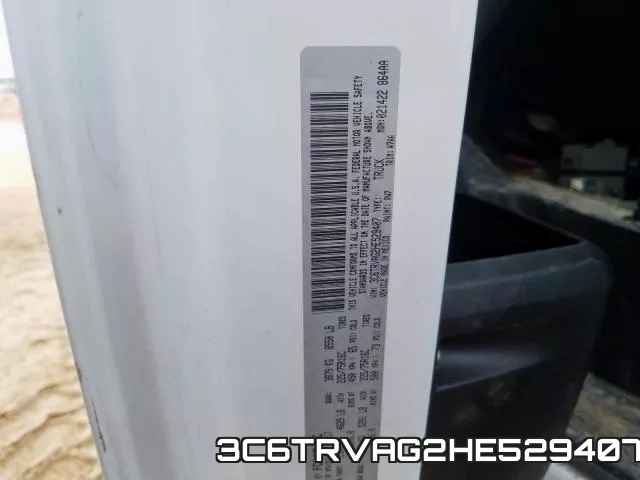 3C6TRVAG2HE529407 фото 2