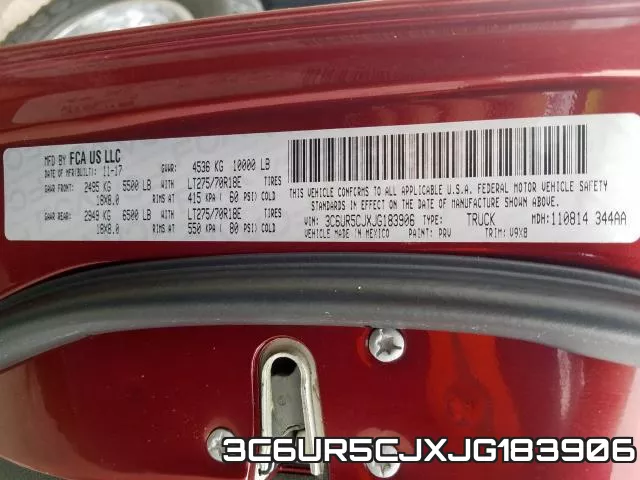 3C6UR5CJXJG183906 фото 2