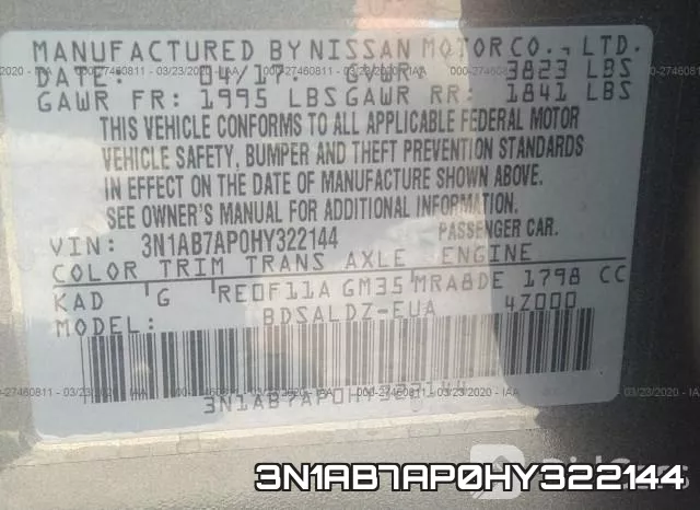 3N1AB7AP0HY322144 фото 10