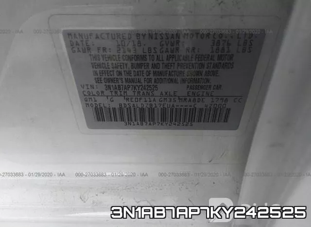 3N1AB7AP7KY242525 фото 10