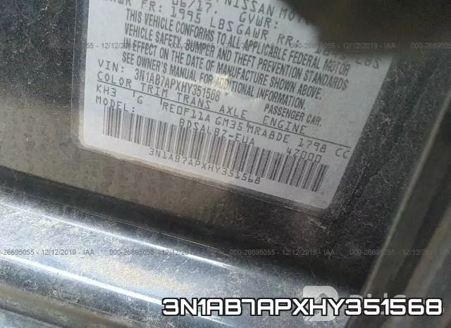 3N1AB7APXHY351568 фото 10