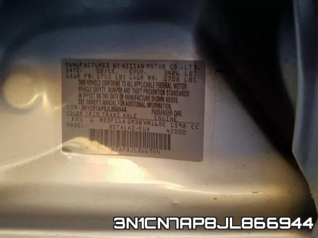 3N1CN7AP8JL866944 фото 2