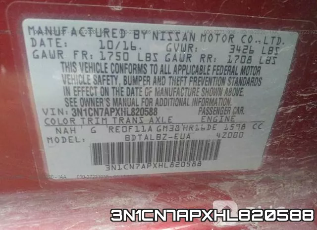 3N1CN7APXHL820588 фото 10