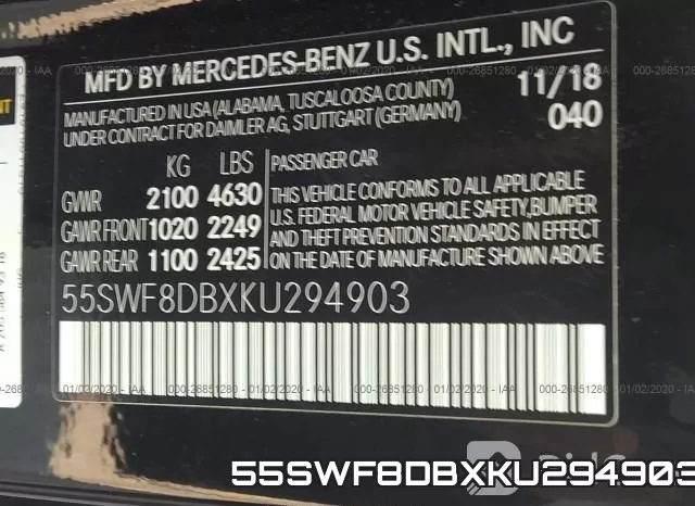 55SWF8DBXKU294903 фото 10