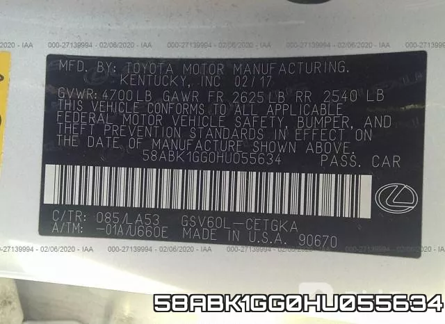 58ABK1GG0HU055634 фото 10