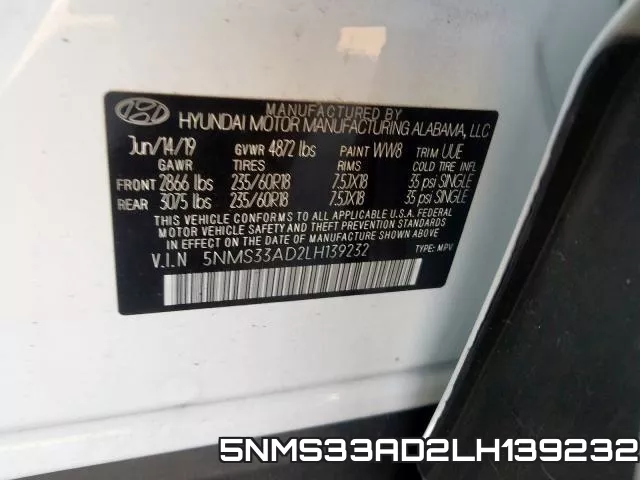 5NMS33AD2LH139232 фото 2