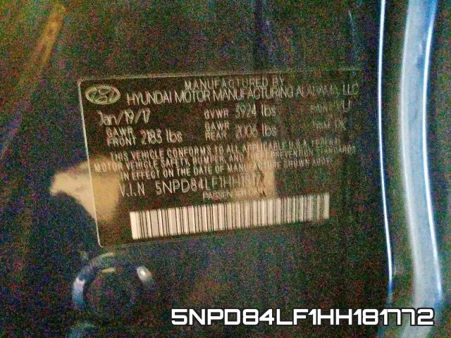 5NPD84LF1HH181772 фото 2