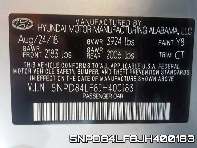 5NPD84LF8JH400183 фото 2