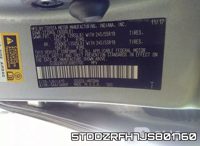 5TDDZRFH7JS801760 фото 10