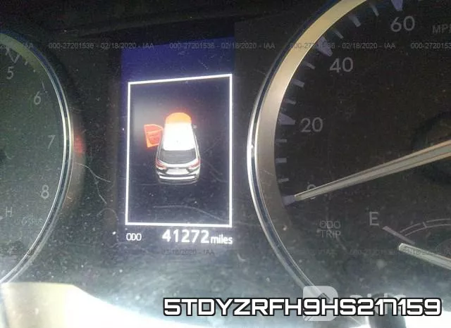 5TDYZRFH9HS217159 фото 8