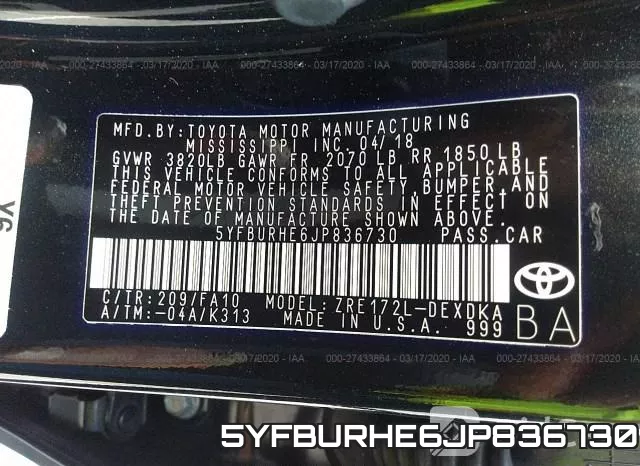 5YFBURHE6JP836730 фото 10
