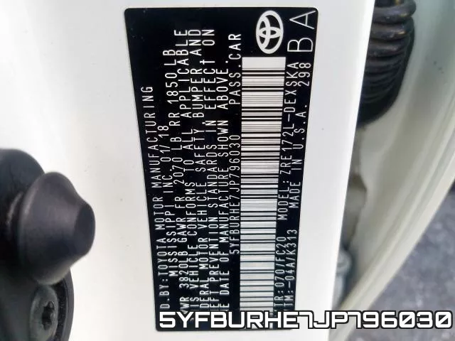 5YFBURHE7JP796030 фото 2
