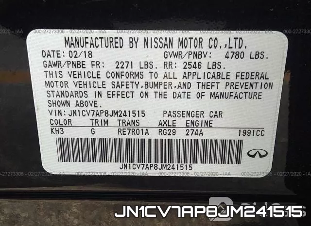JN1CV7AP8JM241515 фото 10