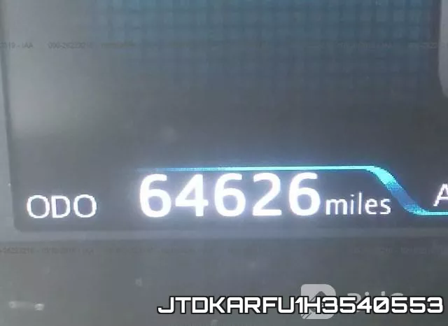 JTDKARFU1H3540553 фото 8