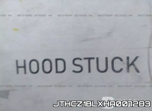 JTHCZ1BLXHA007283 фото 2