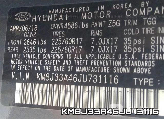 KM8J33A46JU731116 фото 10