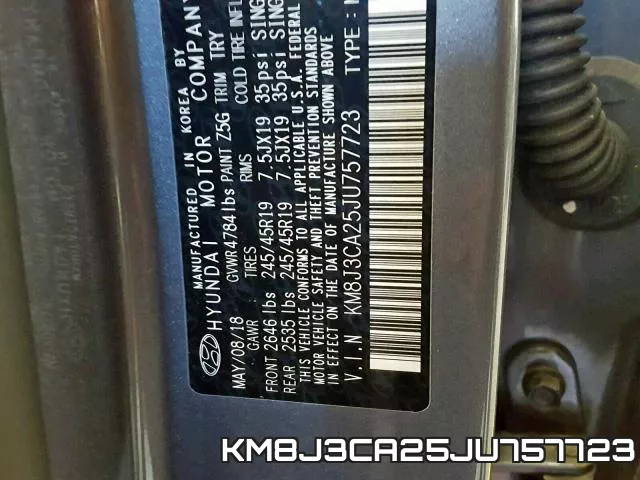 KM8J3CA25JU757723 фото 2