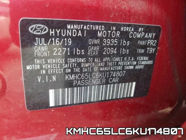 KMHC65LC6KU174807 фото 2