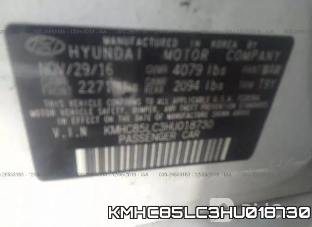 KMHC85LC3HU018730 фото 10