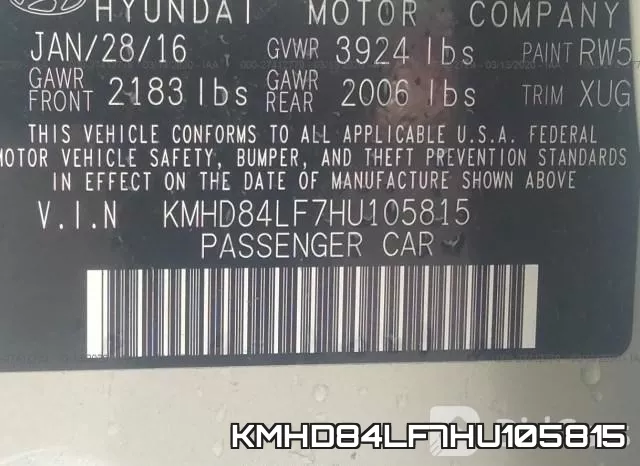 KMHD84LF7HU105815 фото 10