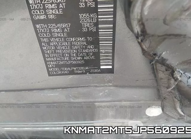KNMAT2MT5JP560925 фото 10