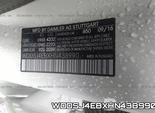 WDDSJ4EBXHN438990 фото 10