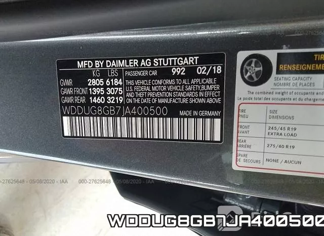 WDDUG8GB7JA400500 фото 10