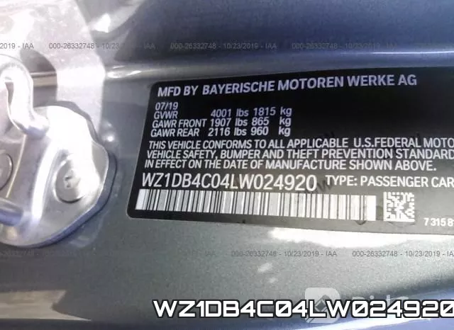 WZ1DB4C04LW024920 фото 10