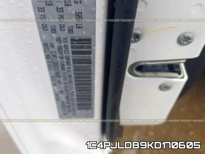 1C4PJLDB9KD170605 фото 2