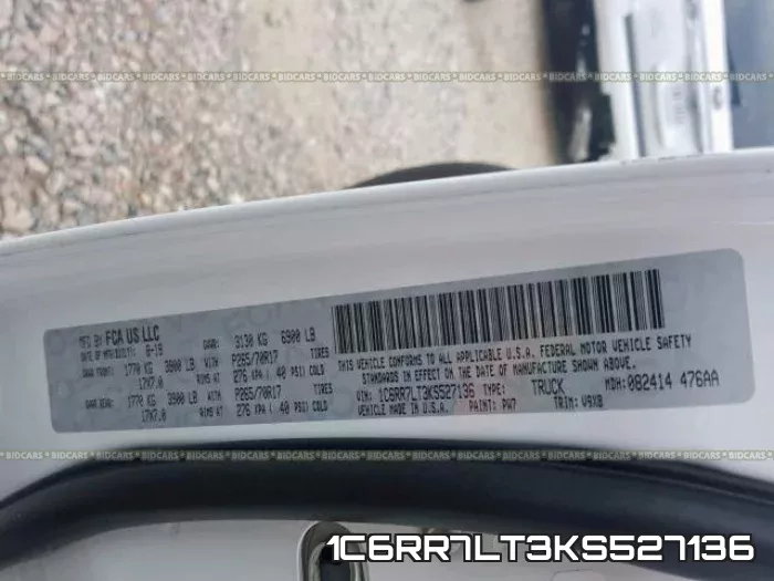 1C6RR7LT3KS527136 фото 2