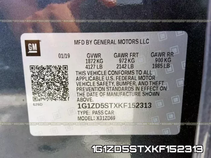 1G1ZD5STXKF152313 фото 2