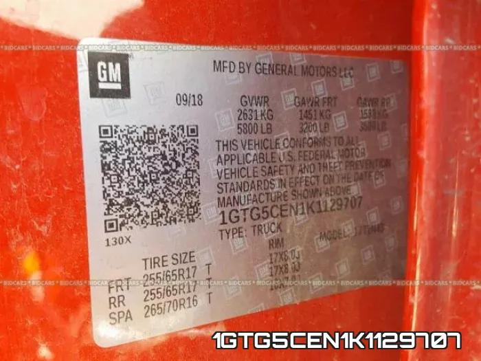 1GTG5CEN1K1129707 фото 2