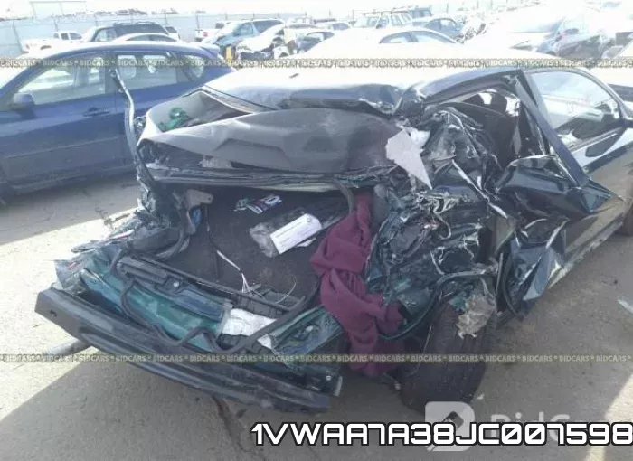 1VWAA7A38JC007598 фото 7