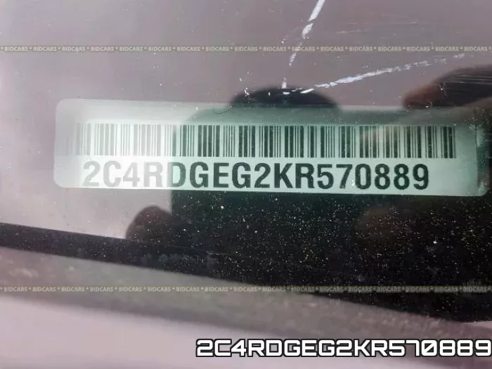 2C4RDGEG2KR570889 фото 2
