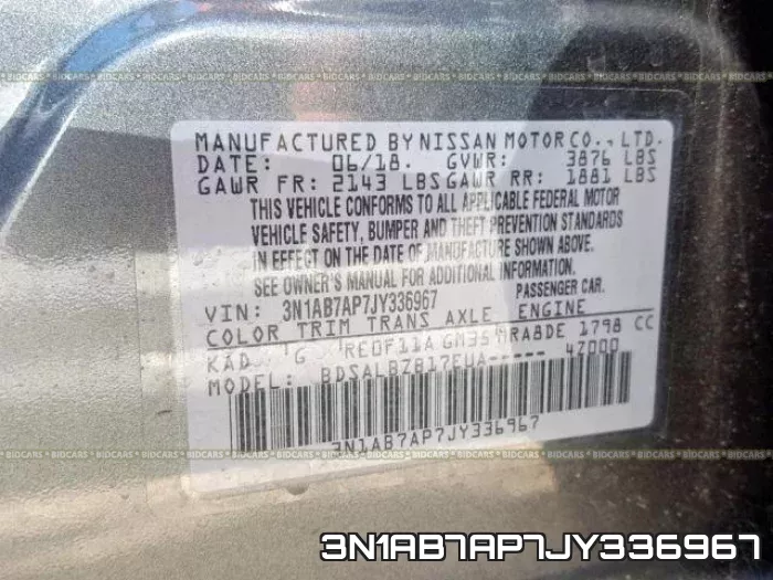 3N1AB7AP7JY336967 фото 2