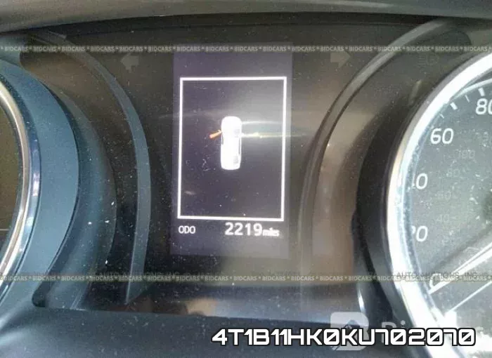 4T1B11HK0KU702070 фото 8