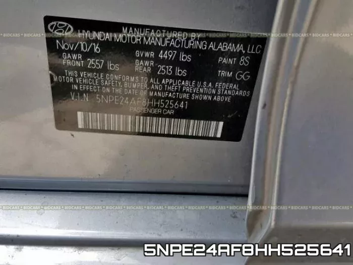 5NPE24AF8HH525641 фото 2