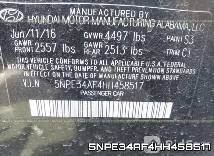 5NPE34AF4HH458517 фото 10