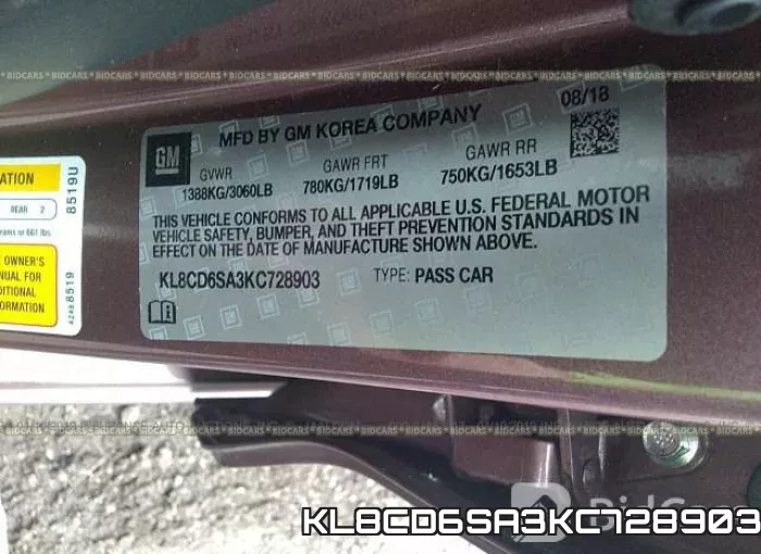 KL8CD6SA3KC728903 фото 10