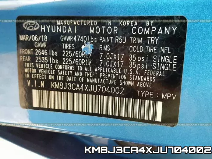 KM8J3CA4XJU704002 фото 2